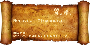 Moravecz Alexandra névjegykártya